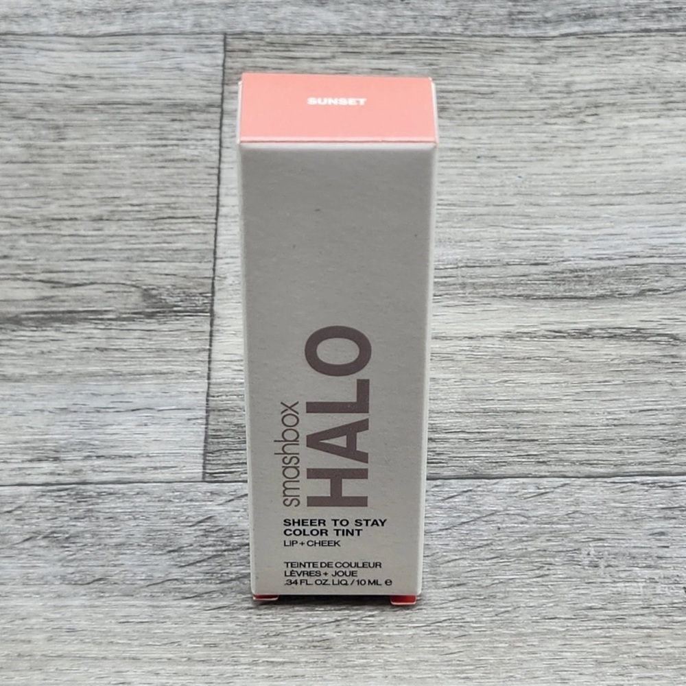 Smashbox Halo Sheer To Stay Cream Cheek+Lip Tint (Sunset) 10ml/.34 fl oz